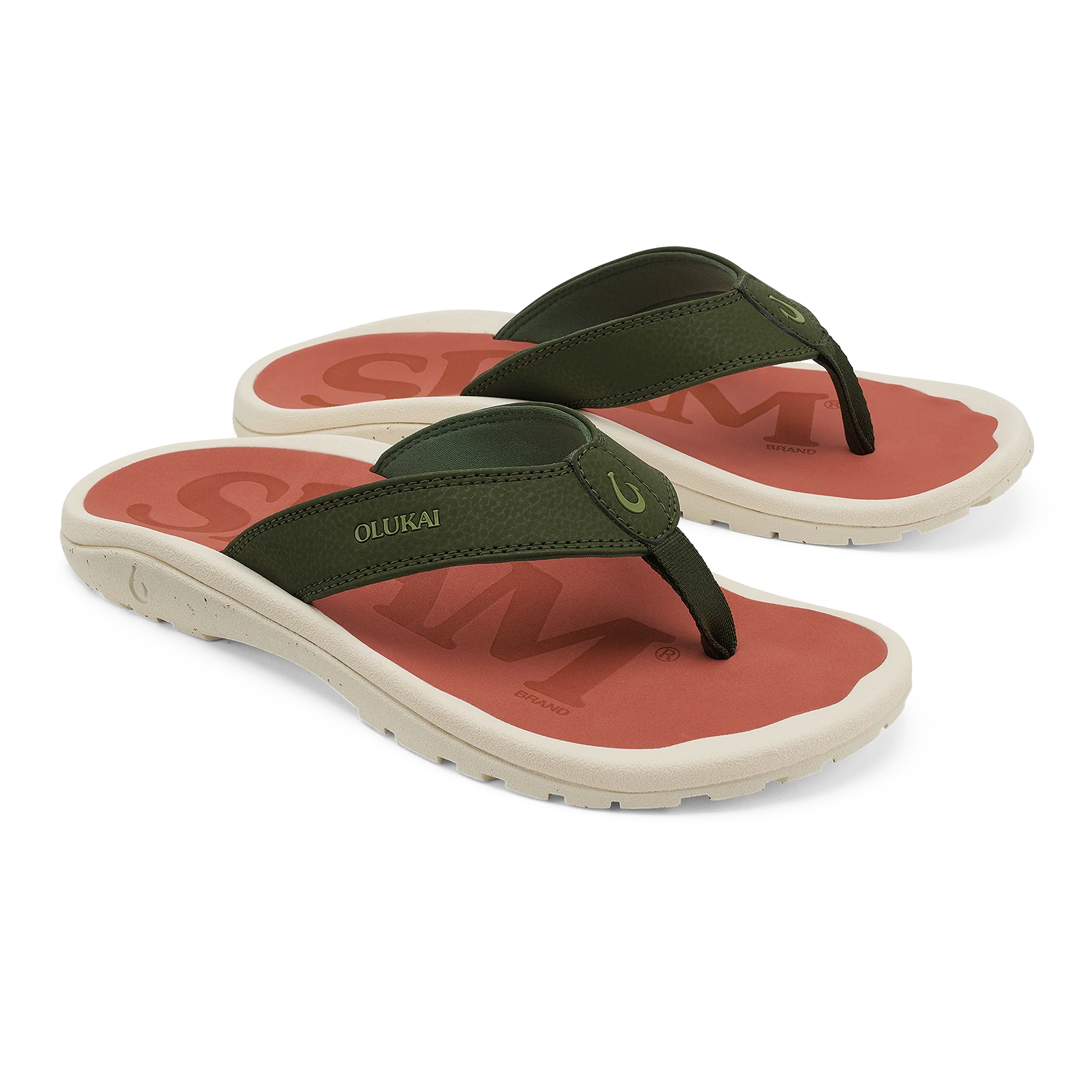 'Ohana  -  Nori / Dark Coral